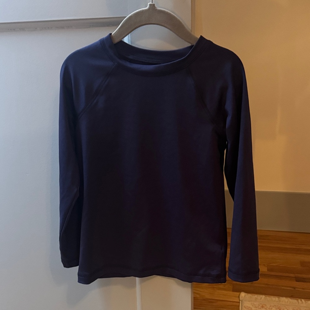 Cat & Jack Navy Long-Sleeve Kids Swim Rashguard